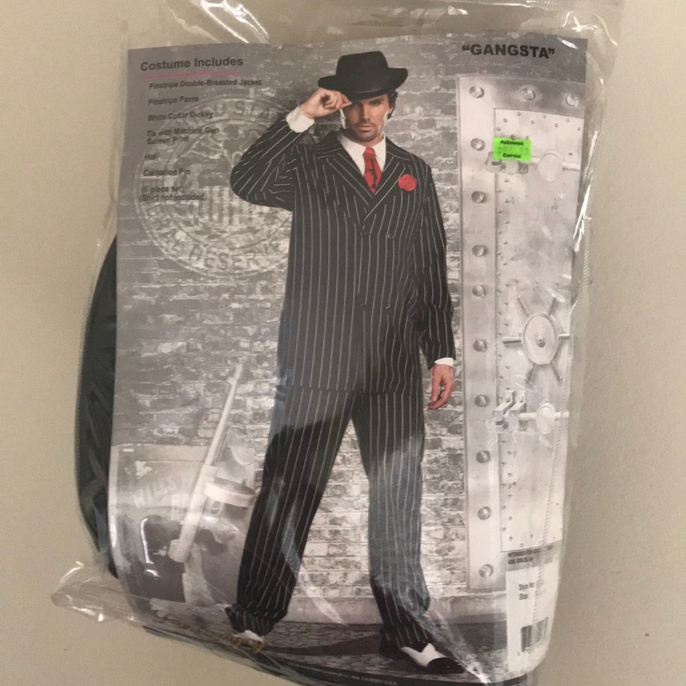 Men’s gangster costume XL
